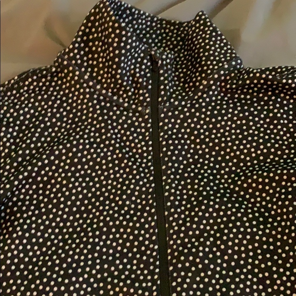 Nike pro fitted long sleeve with zip front